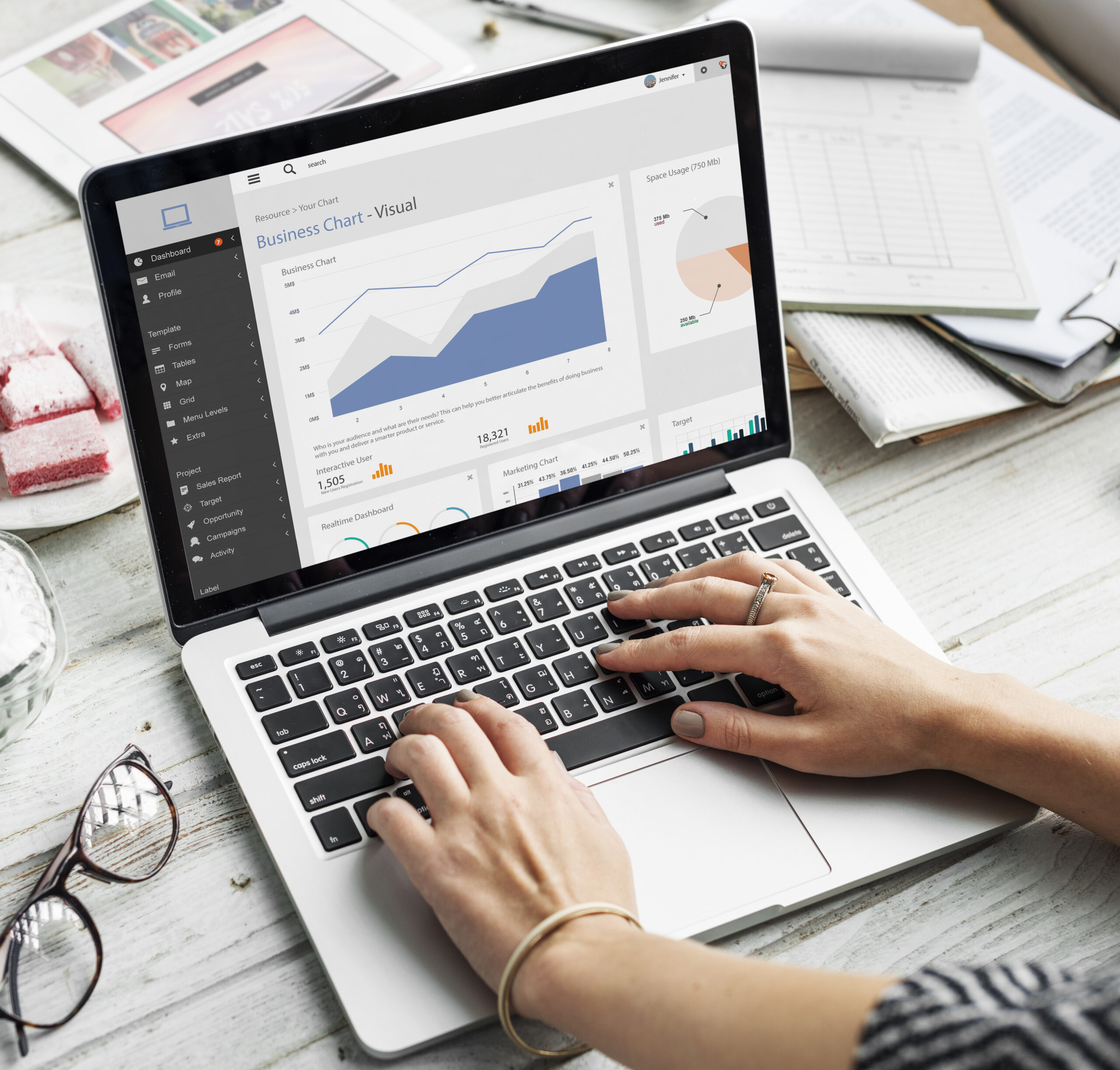 Amazon FBA dashboard showing monthly sales and profit metrics