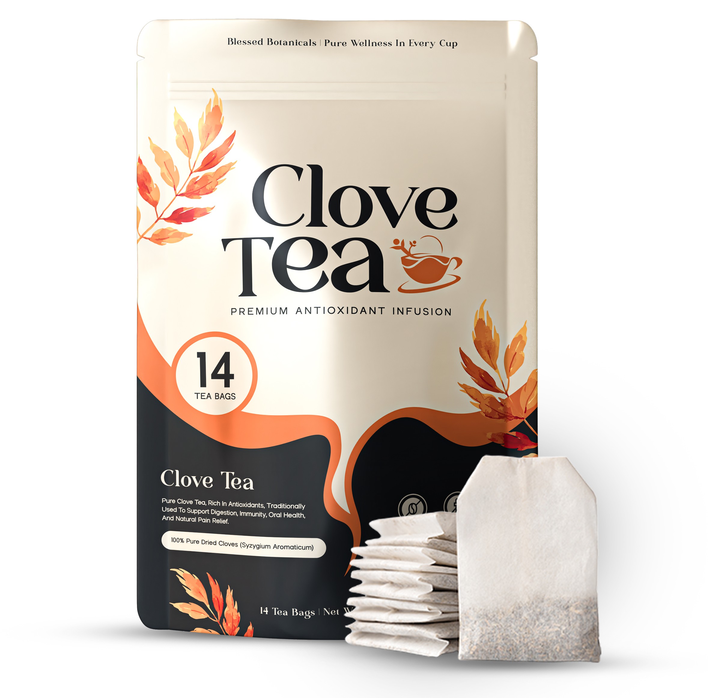 Entrepreneur creating and packaging Amazon FBA product with custom labels and heat sealer in commercial kitchen for bootstrap launch
Amazon FBA seller applying custom product labels to pouches for clove tea launch under $300 budget