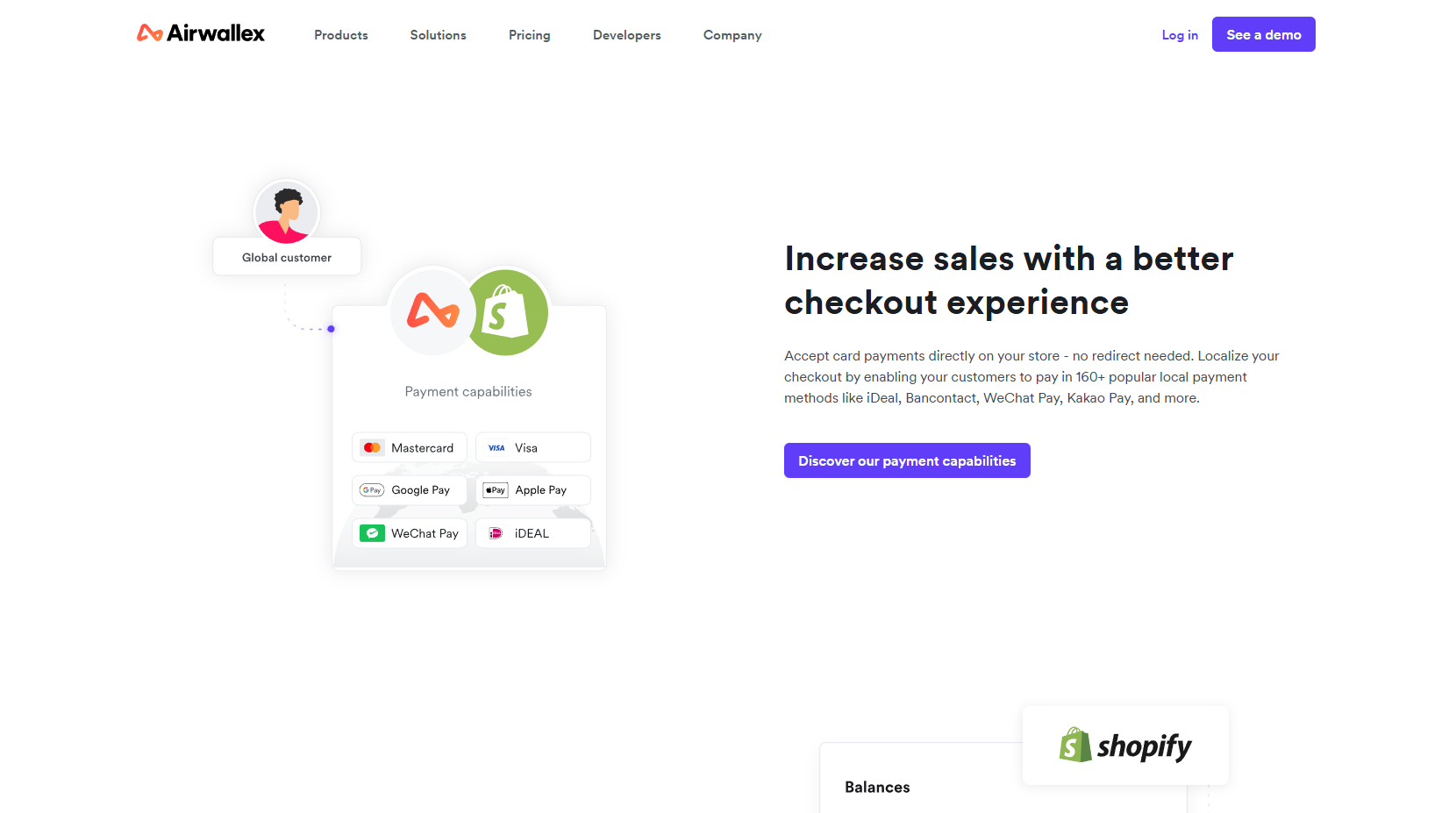 Shopify Markets setup with Airwallex payment gateway for localized pricing in multiple currencies