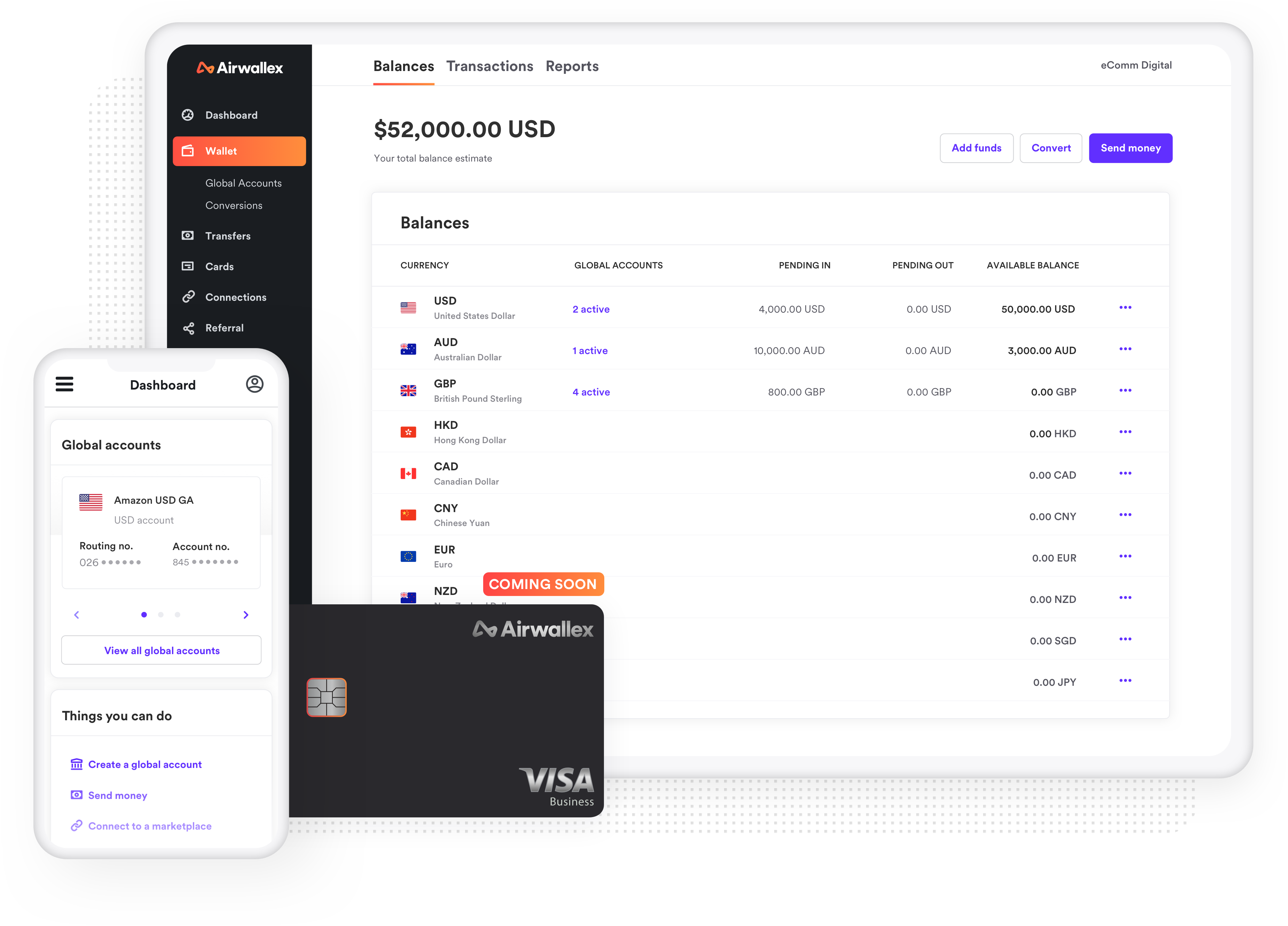 Cost savings breakdown for international Shopify sellers using Airwallex versus traditional payment gateways