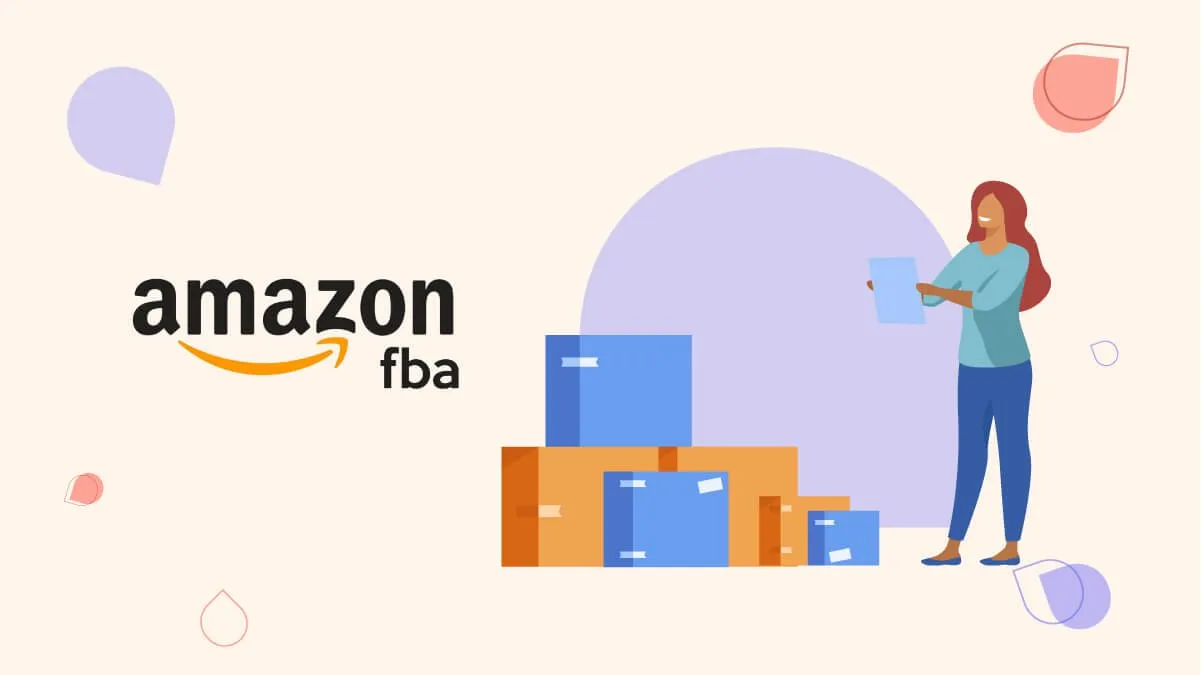 Amazon FBA strategy workflow diagram with four essential steps