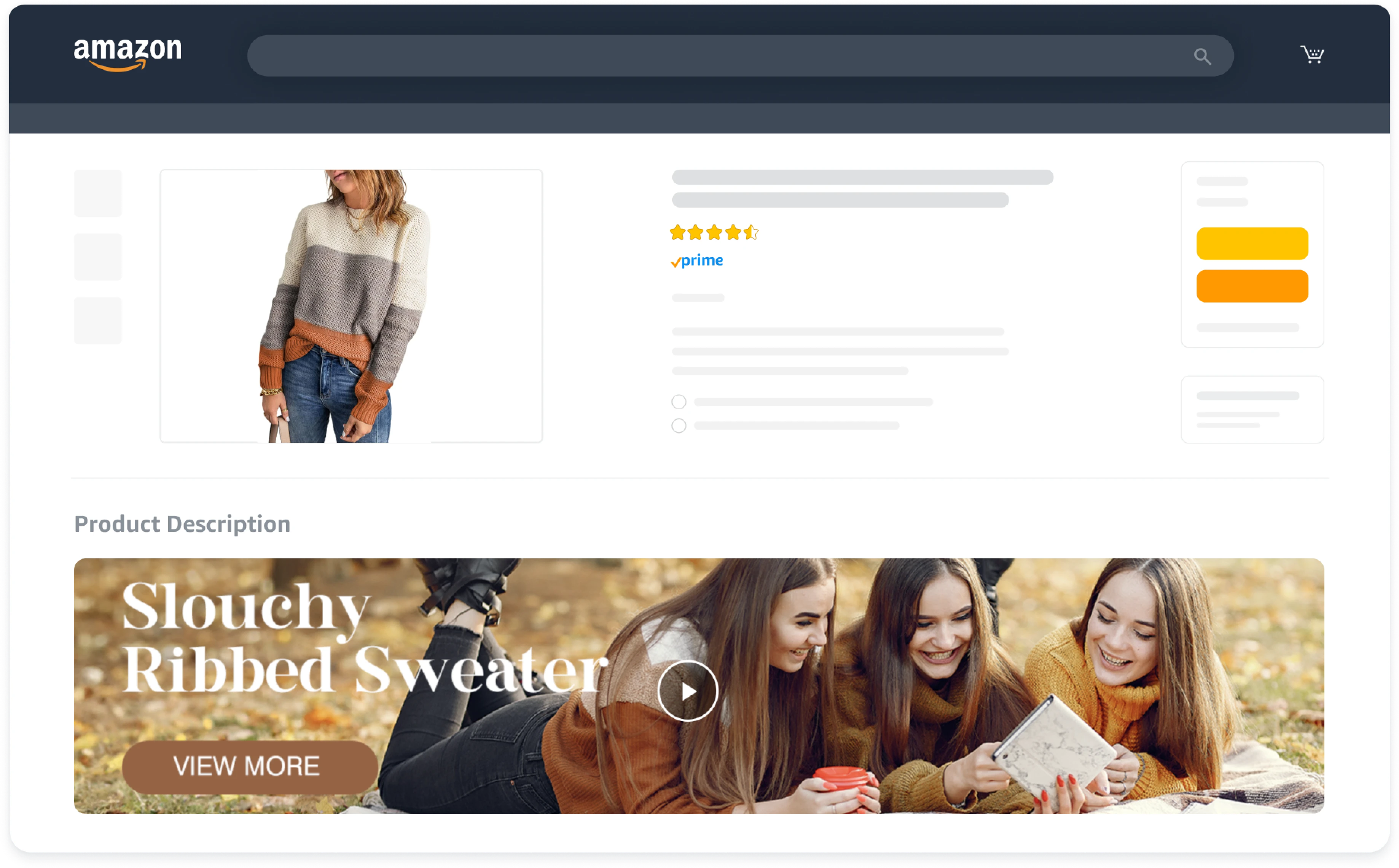 A+ Content for brand content