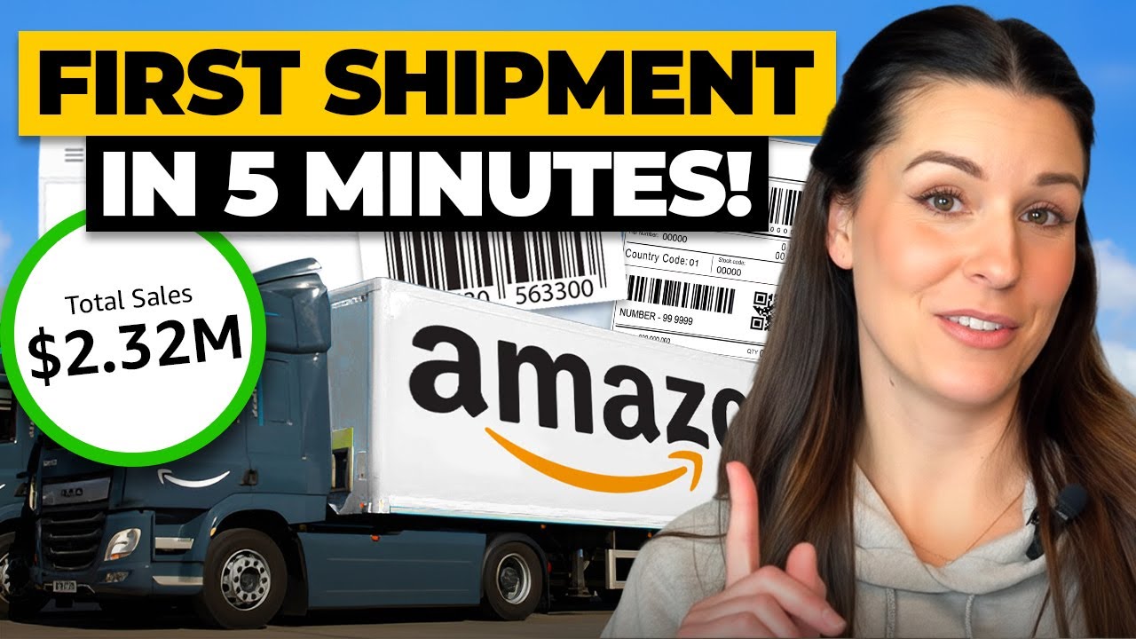 Amazon FBA shipment boxes ready to ship to fulfillment center warehouse