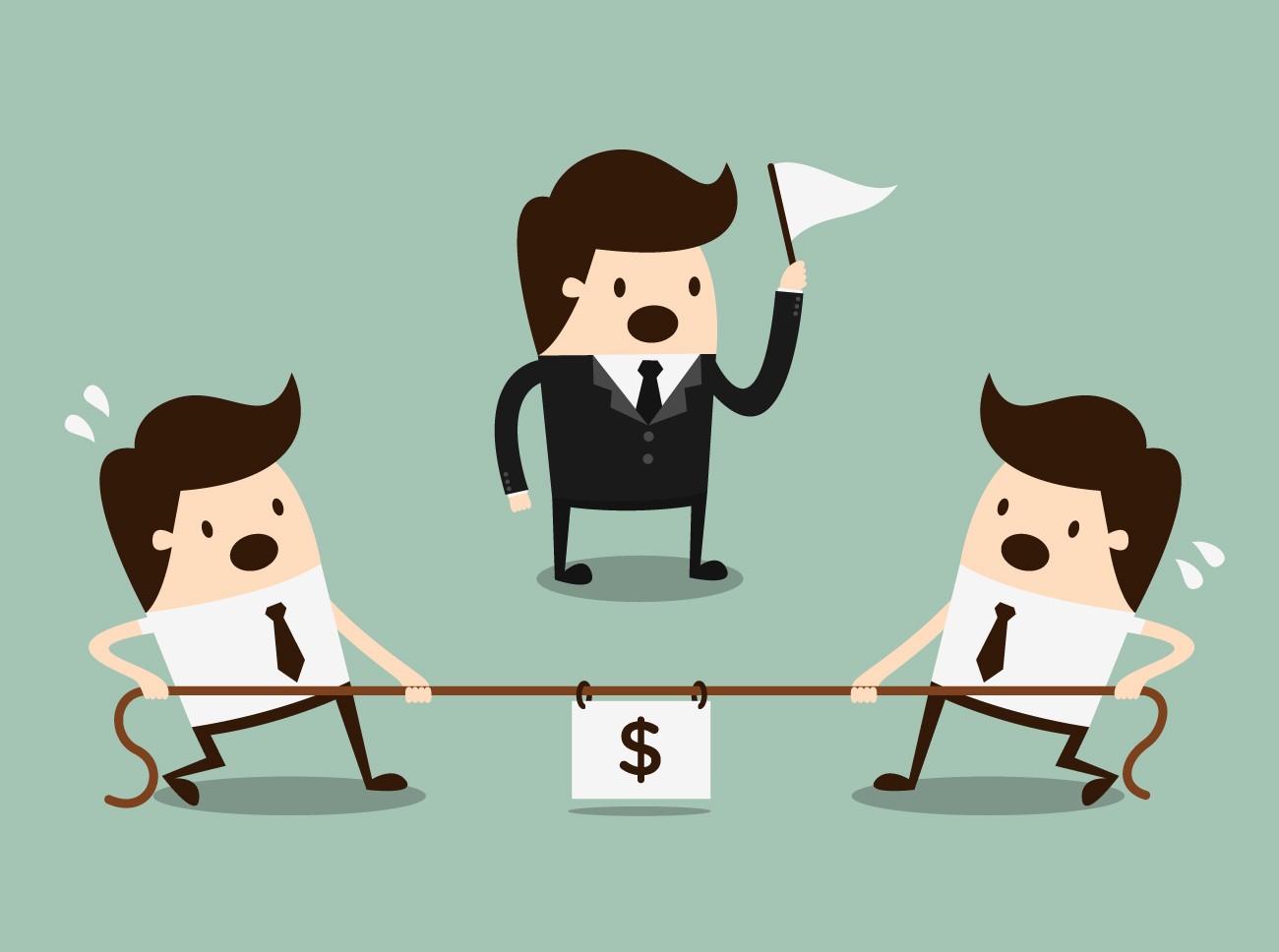 Business competition in the market. Fear of having a competition,