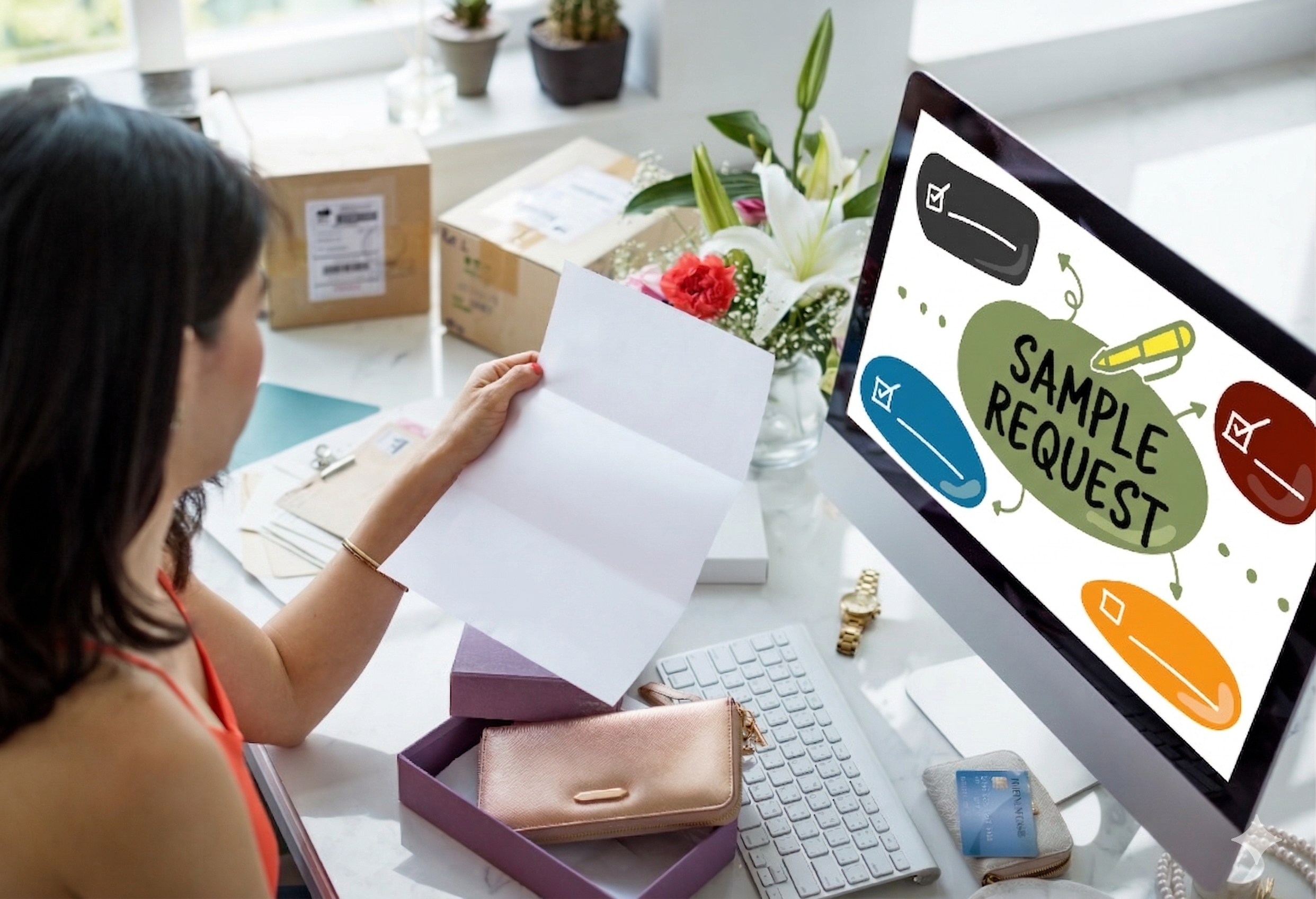 getting a sample product for your Amazon FBA