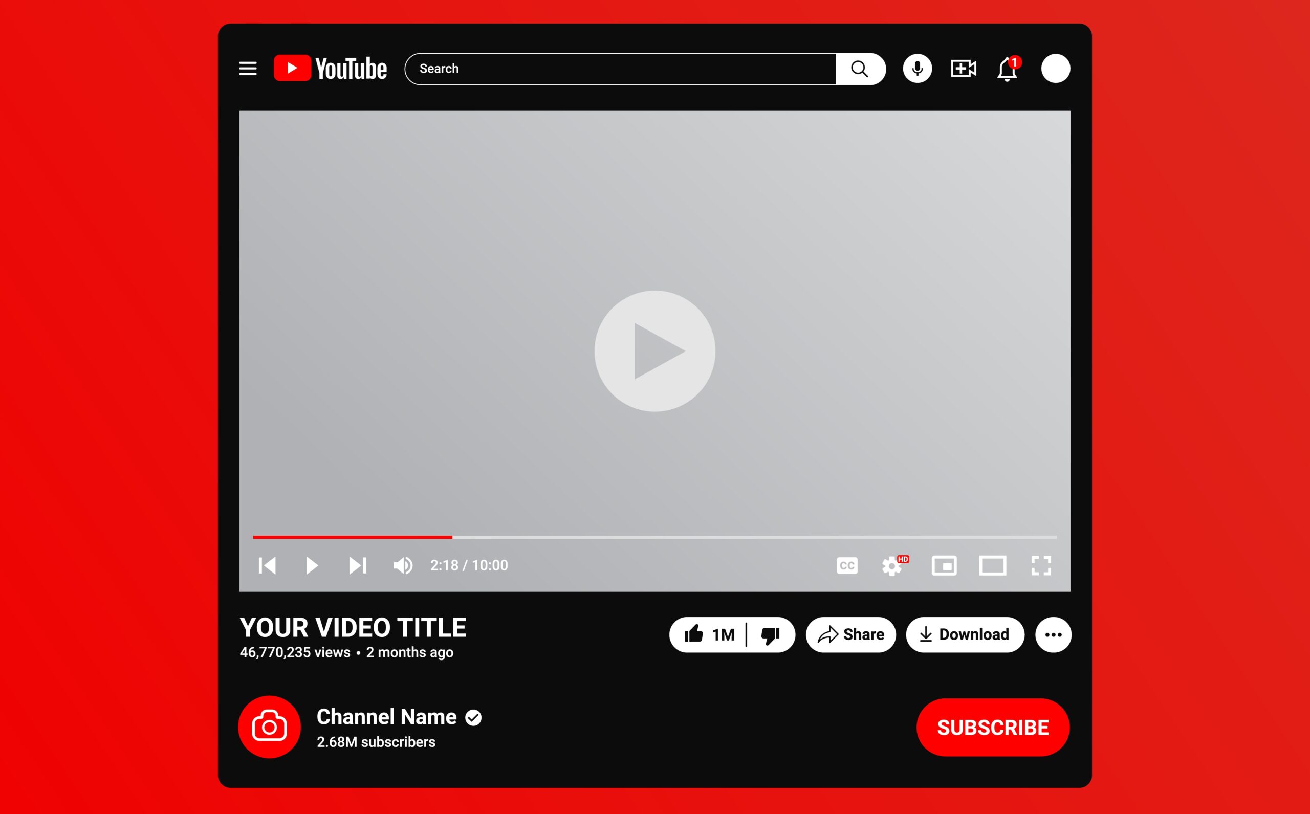 YouTube channel to make money online