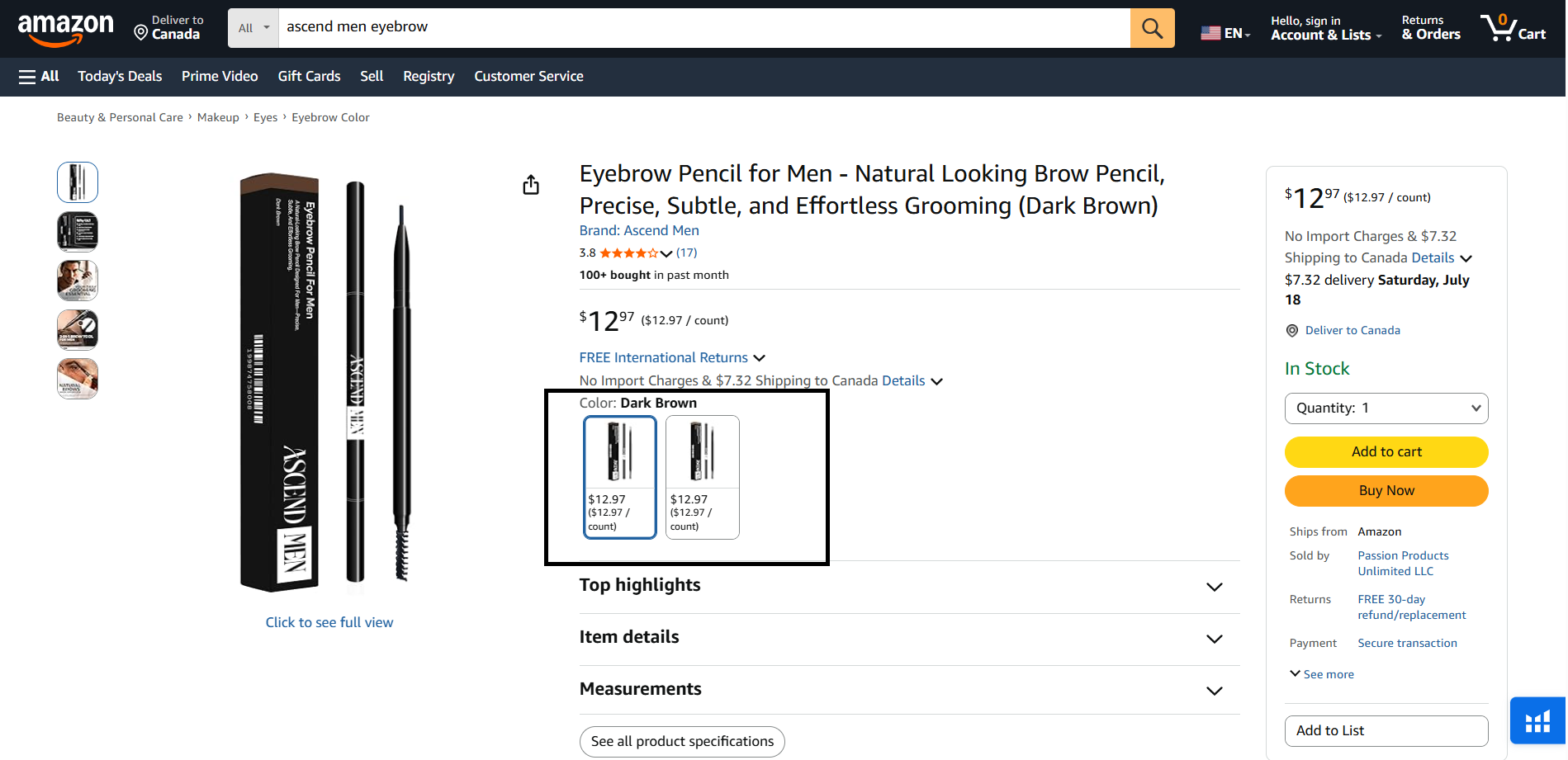 Setting-up product variation in Amazon