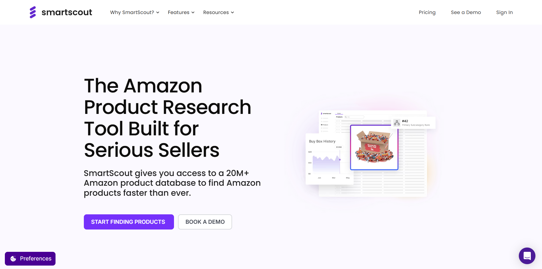 SmartScout - Amazon Product reserach tool built for serious sellers