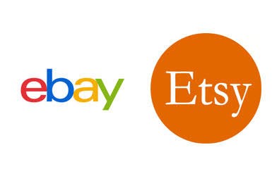 Etsy and eBay ecommerce listings for handmade goods and collectible items
