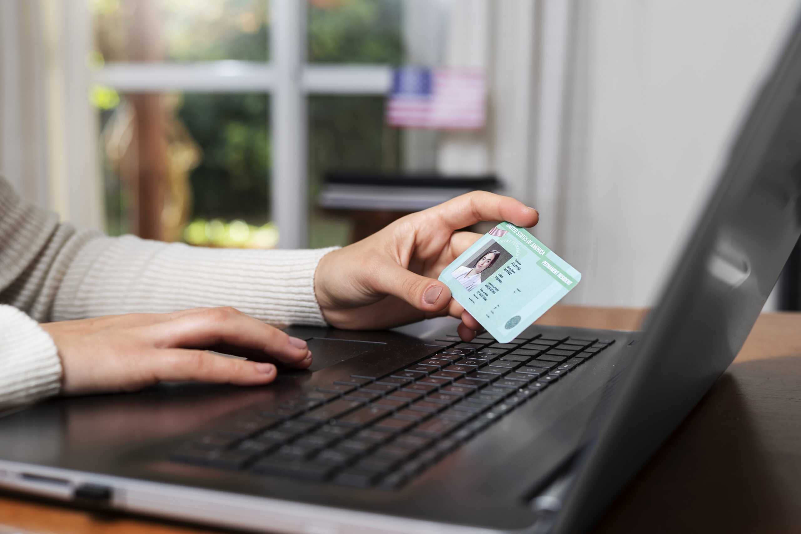 Live passport photo and selfie step for identity verification